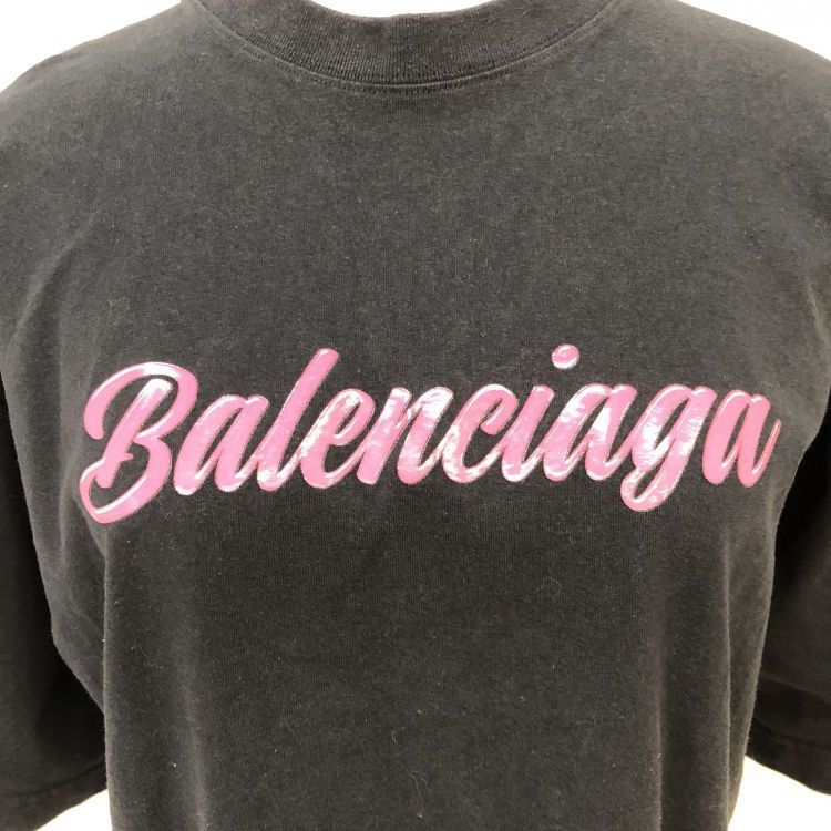 Balenciaga Balenciaga Pink Logo T-Shirt Size M Size US M / EU 48-50 / 2 - 6 Thumbnail