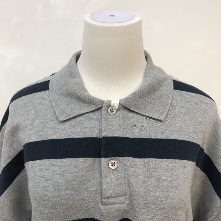 Balenciaga Balenciaga Striped Polo Shirt Size 3 Size US L / EU 52-54 / 3 - 7 Thumbnail