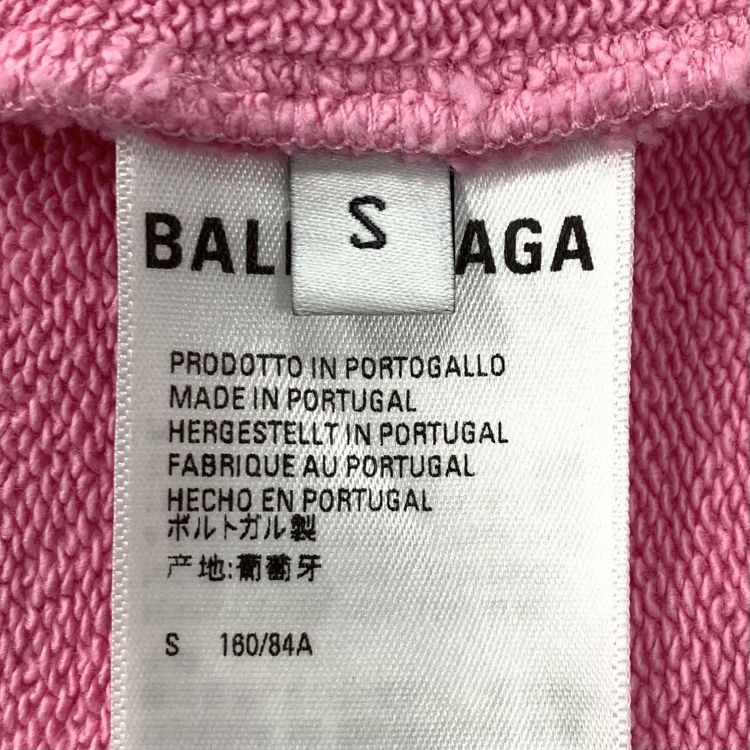 Balenciaga Balenciaga Pink Embroidered Hoodie Size S Size US S / EU 44-46 / 1 - 4 Thumbnail