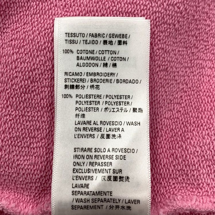 Balenciaga Balenciaga Pink Embroidered Hoodie Size S Size US S / EU 44-46 / 1 - 5 Thumbnail