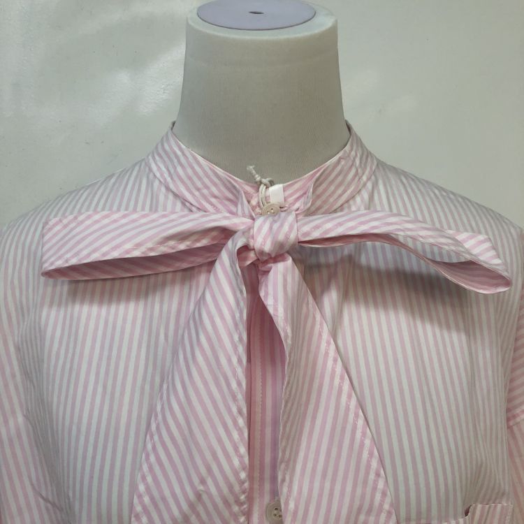 Balenciaga Balenciaga Striped Logo Button Up Shirt Size 34 Size XS / US 0-2 / IT 36-38 - 6 Thumbnail