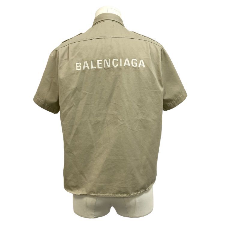 Balenciaga Balenciaga Logo Short Sleeve Shirt Size M Size US M / EU 48-50 / 2 - 2 Thumbnail