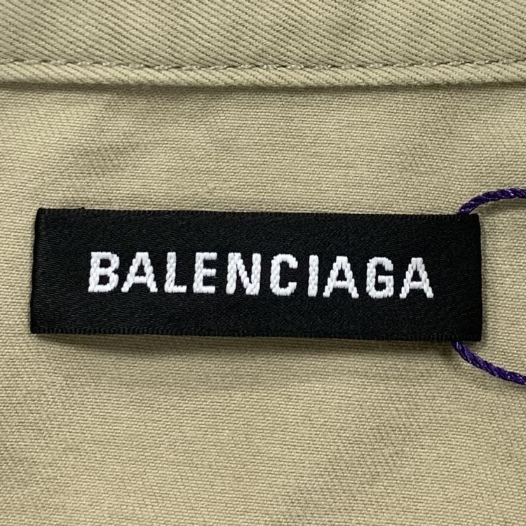Balenciaga Balenciaga Logo Short Sleeve Shirt Size M Size US M / EU 48-50 / 2 - 3 Thumbnail