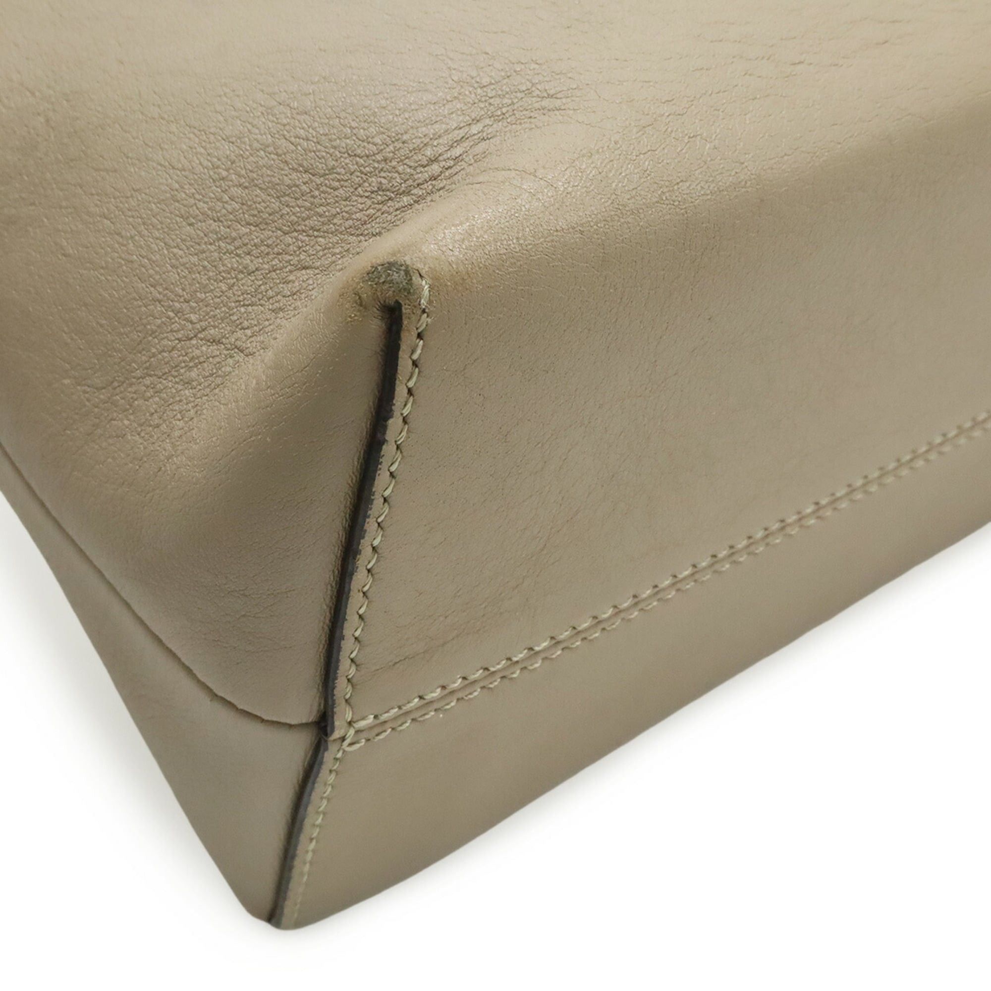 Fendi FENDI BY THE WAY Medium Handbag/Shoulder Bag, Leather, Greige, 8BL124 Size ONE SIZE - 4 Thumbnail