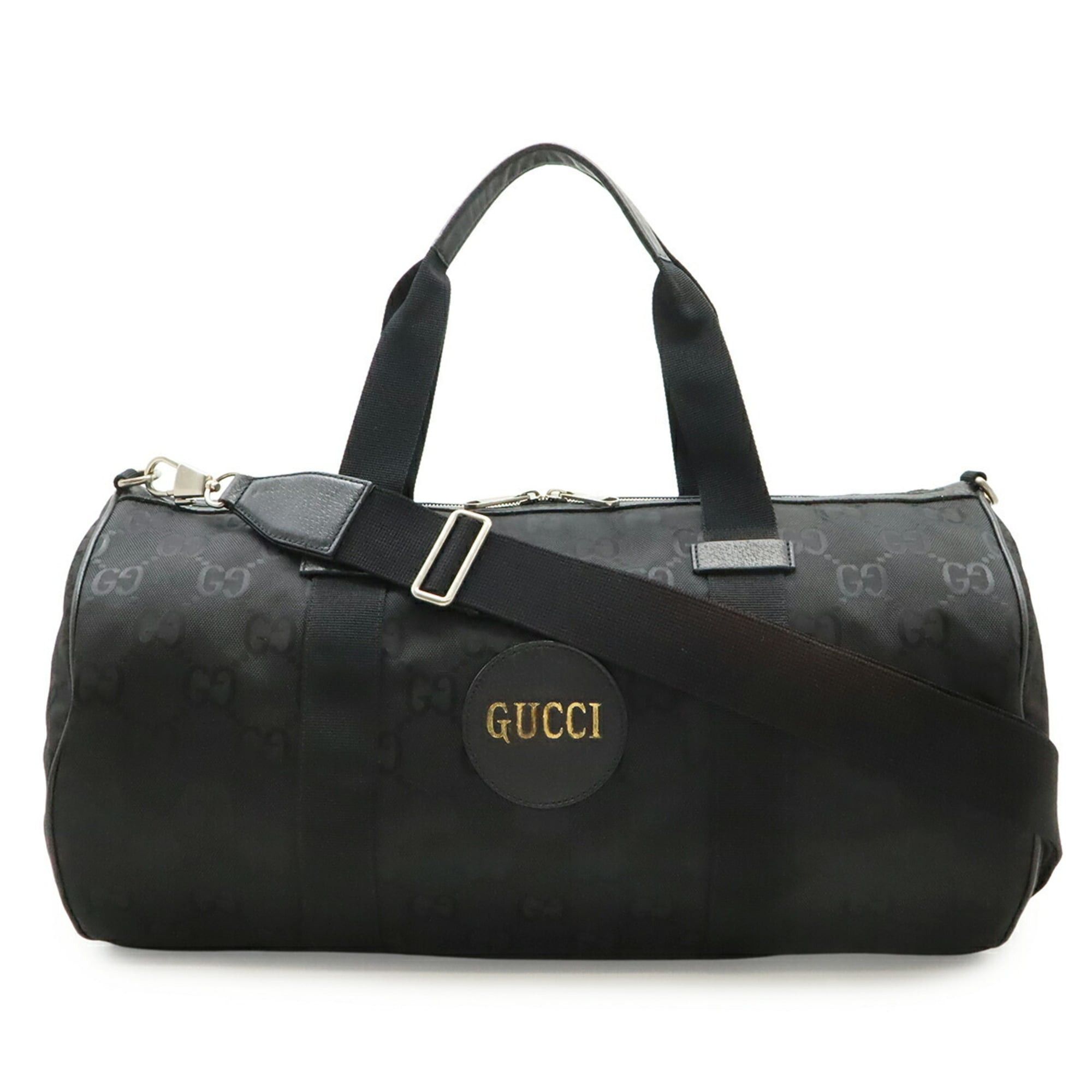 Gucci GUCCI Off The Grid Duffle Bag, Boston Shoulder Nylon Canvas, Black, 658632 Size ONE SIZE - 2 Thumbnail