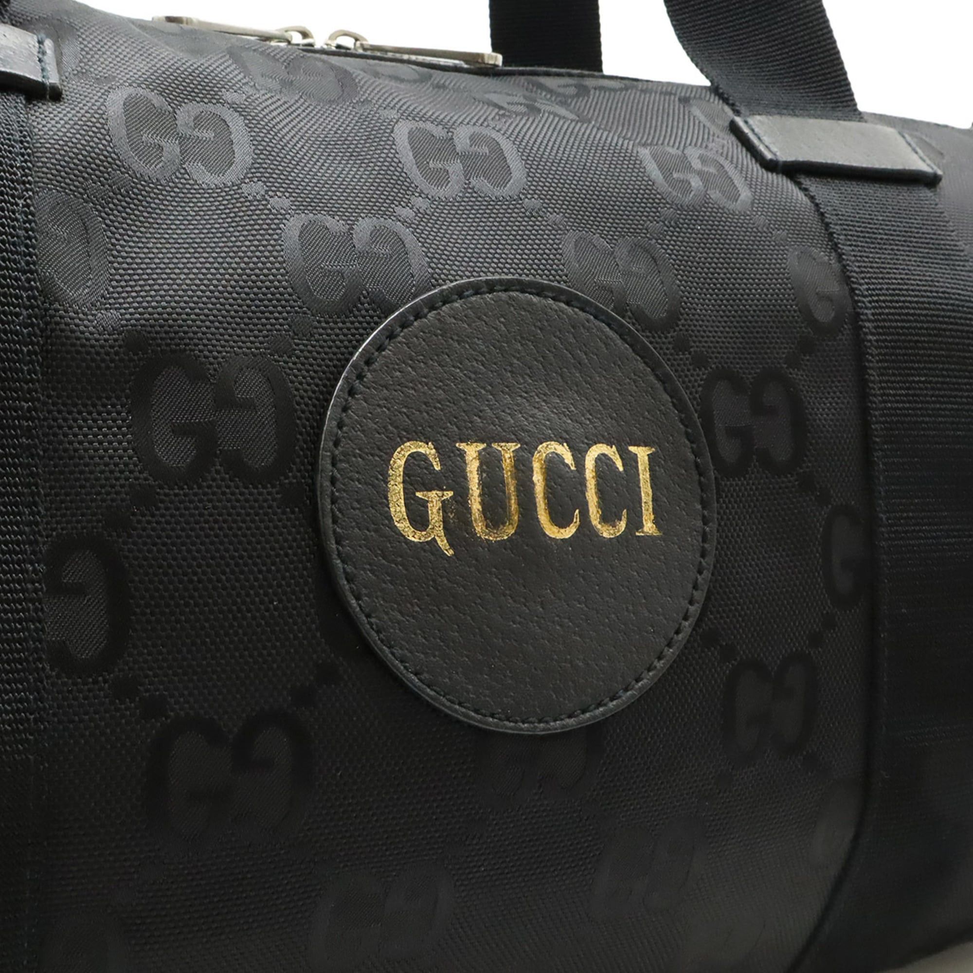 Gucci GUCCI Off The Grid Duffle Bag, Boston Shoulder Nylon Canvas, Black, 658632 Size ONE SIZE - 10 Thumbnail
