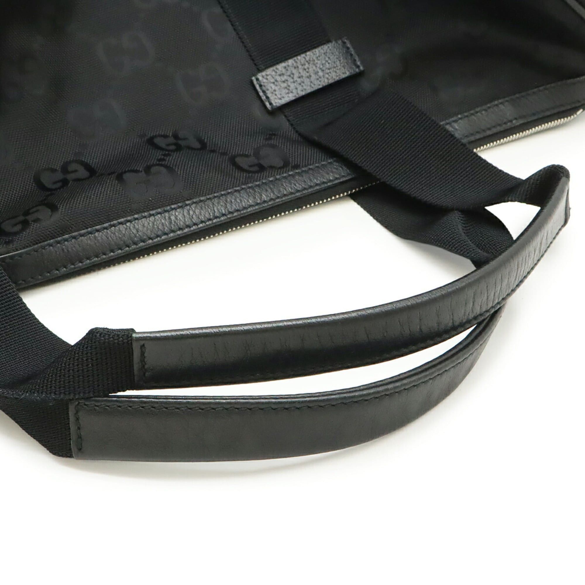 Gucci GUCCI Off The Grid Duffle Bag, Boston Shoulder Nylon Canvas, Black, 658632 Size ONE SIZE - 5 Thumbnail