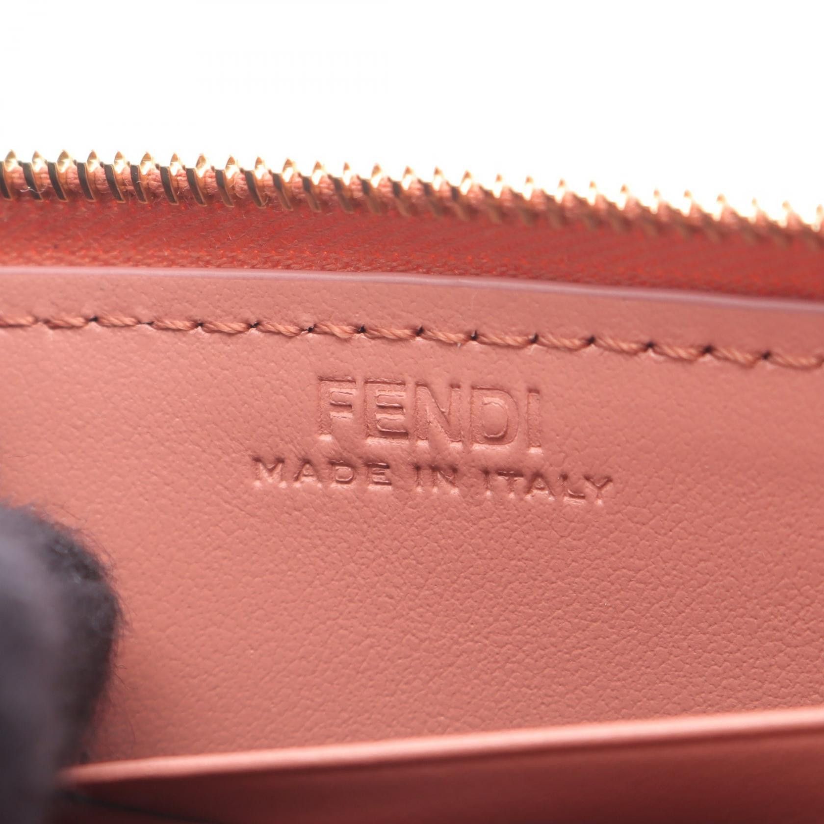 Fendi Fendi FENDI FF Diamond Leather Zip Around Wallet Leather Short Wallet 8M0313AYCAF1TWI DUTY FREE for USA Size ONE SIZE - 4 Thumbnail