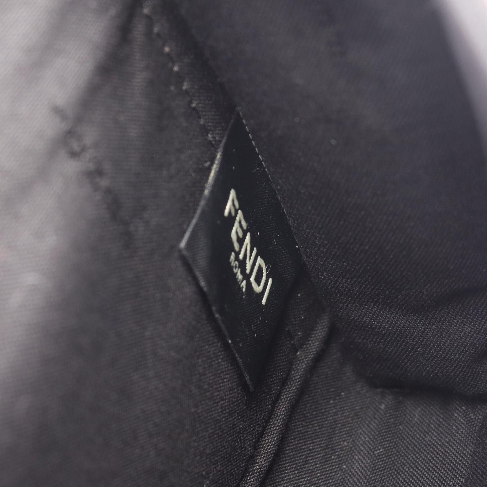 Fendi Fendi Fendi Double Baguette Canvas Leather Shoulder Bag Textile Shoulder Bag 7VA649ALWKF0L3T DUTY FREE for USA Size ONE SIZE - 5 Thumbnail