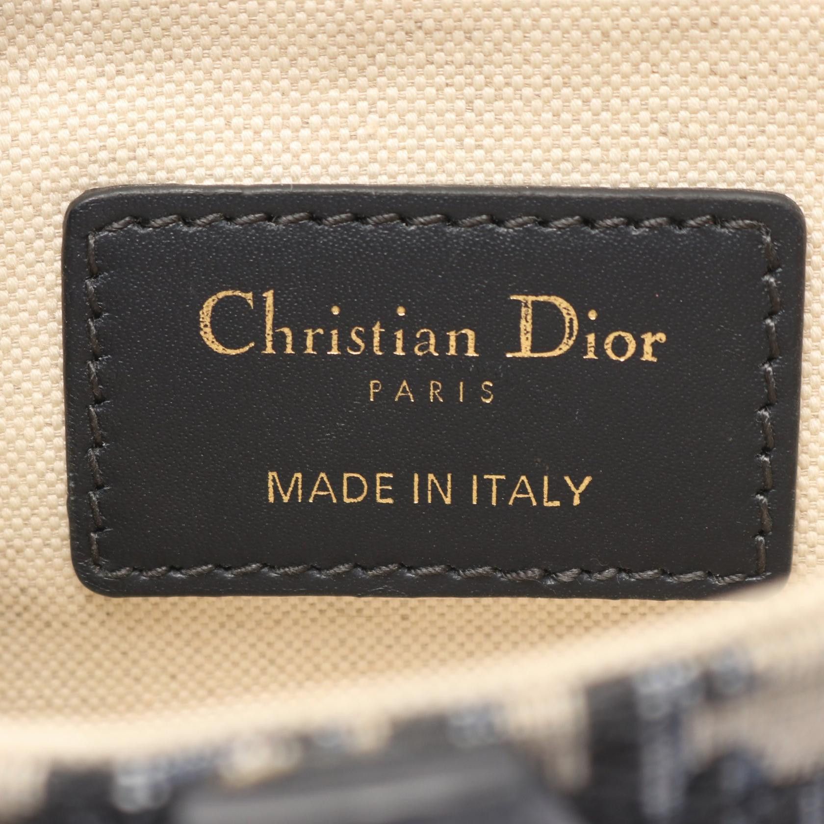 Dior Dior Dior Saddle Mini Oblique Jacquard canvas leather handbag Textile Crossbody Bag DUTY FREE for USA Size ONE SIZE - 4 Thumbnail