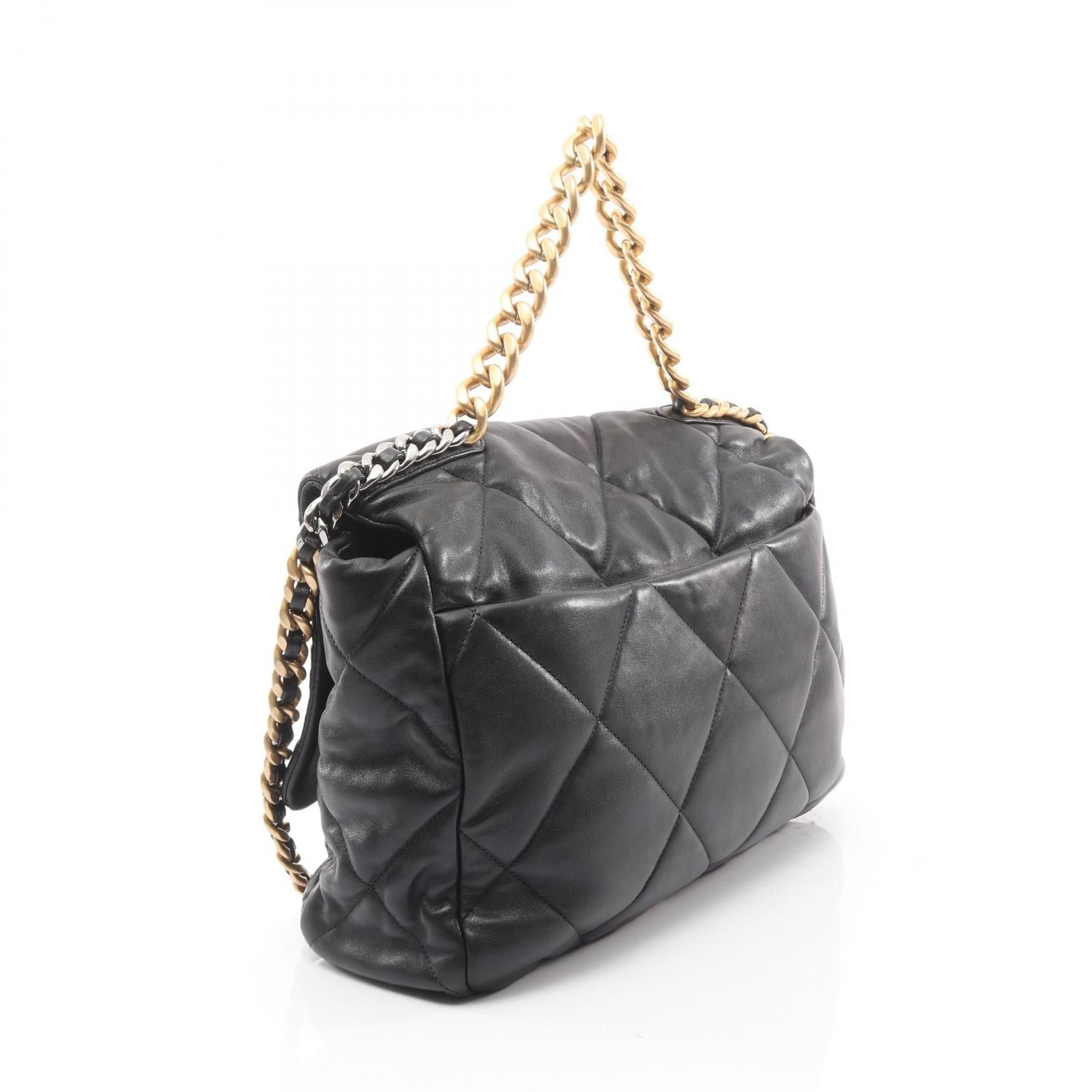 Chanel Chanel Chanel 19 Maxi Lambskin Shoulder Bag Leather Shoulder Bag DUTY FREE for USA Size ONE SIZE - 2 Thumbnail