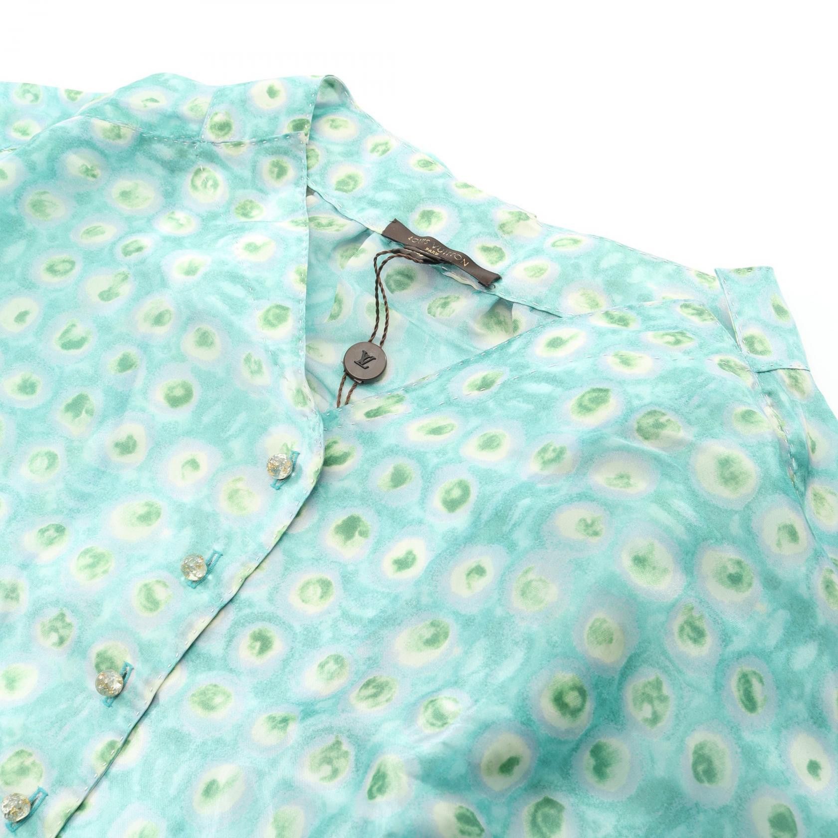 Louis Vuitton Louis Vuitton Louis Vuitton Silk Blend Dress Textile Dresses DUTY FREE for USA Size ONE SIZE - 7 Thumbnail