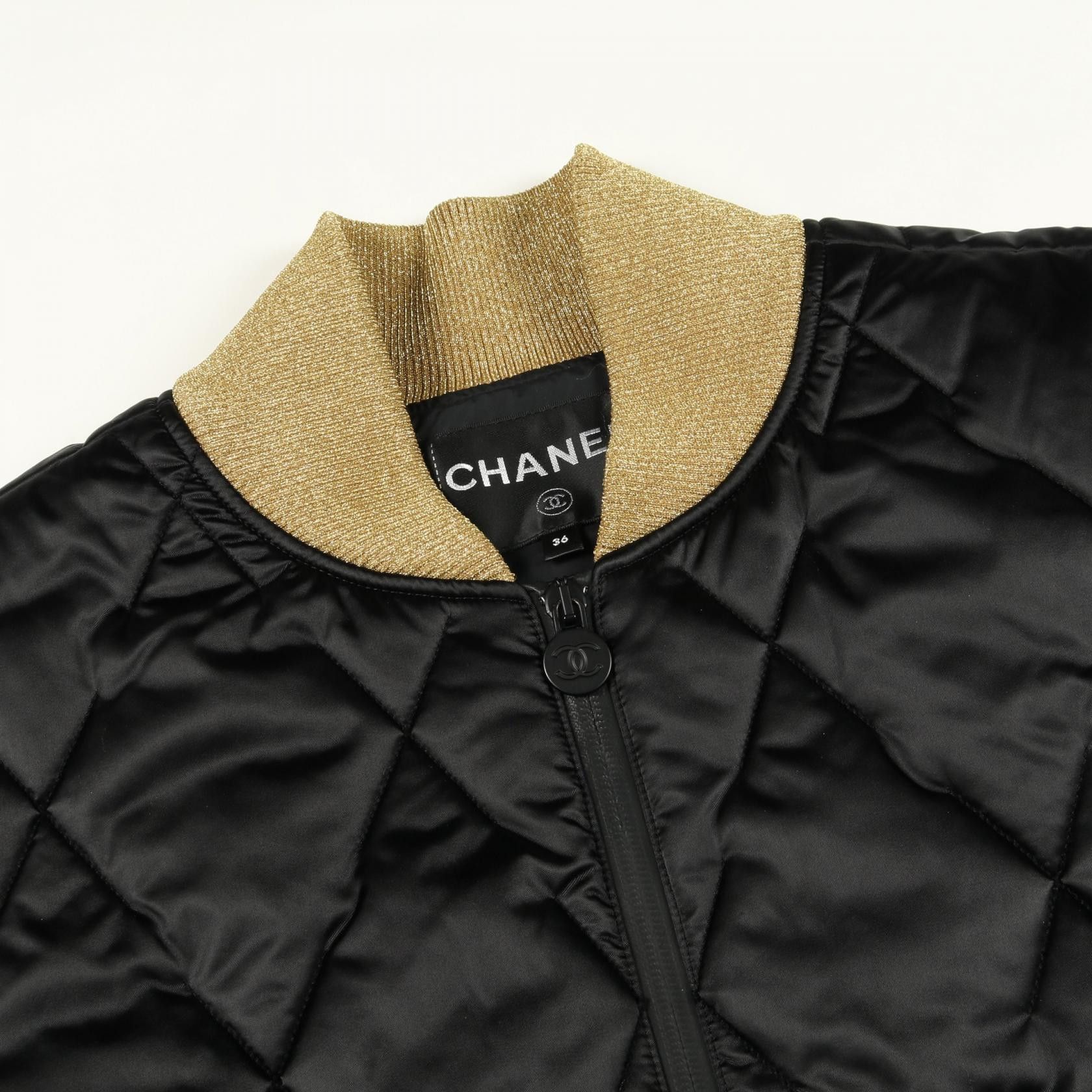 Chanel Chanel Chanel Quilted Nylon Jacket Textile Outerwear P57120V43068 DUTY FREE for USA Size ONE SIZE - 7 Thumbnail