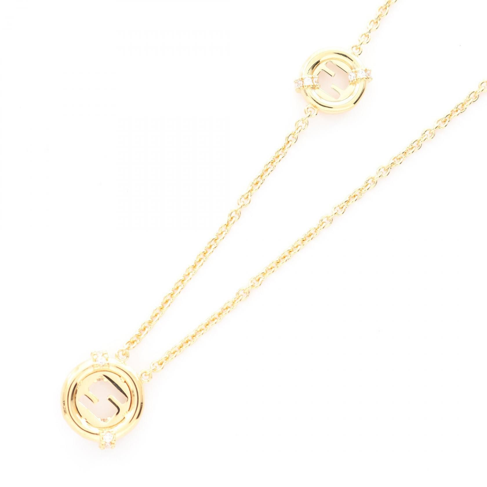 Fendi Fendi Fendi Everround Fendi Necklace Metal Necklace 8AL090ATEPF089U DUTY FREE for USA Size ONE SIZE - 2 Thumbnail