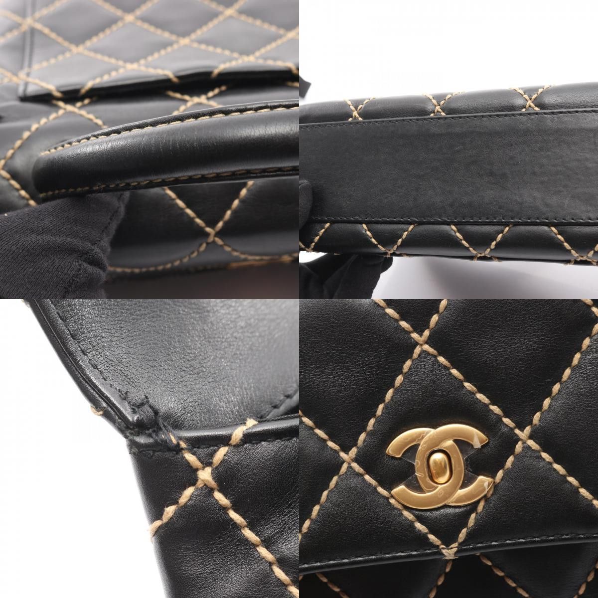 Chanel Chanel Chanel Wild Stitch Leather Handbag Leather Handbag DUTY FREE for USA Size ONE SIZE - 10 Thumbnail