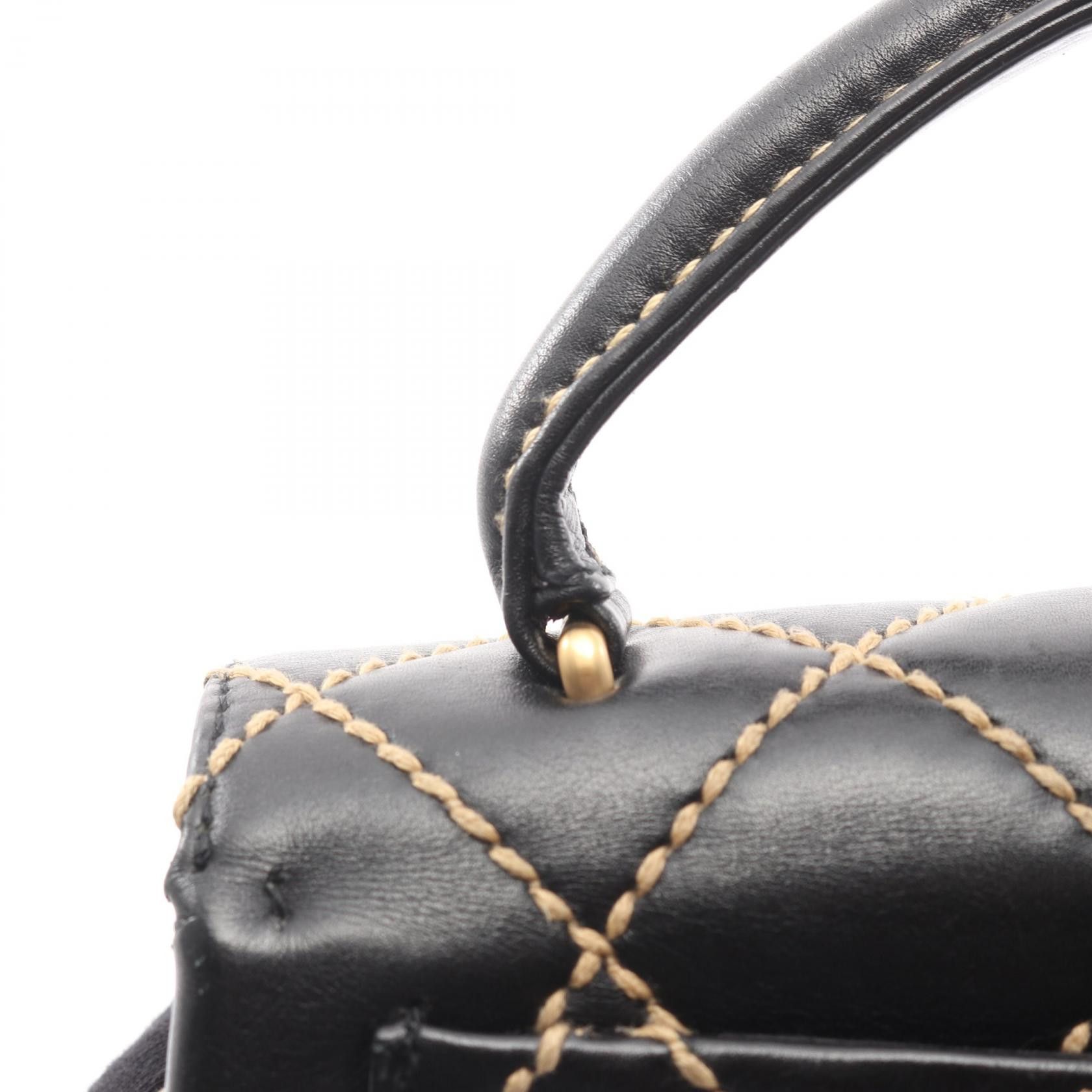 Chanel Chanel Chanel Wild Stitch Leather Handbag Leather Handbag DUTY FREE for USA Size ONE SIZE - 9 Thumbnail