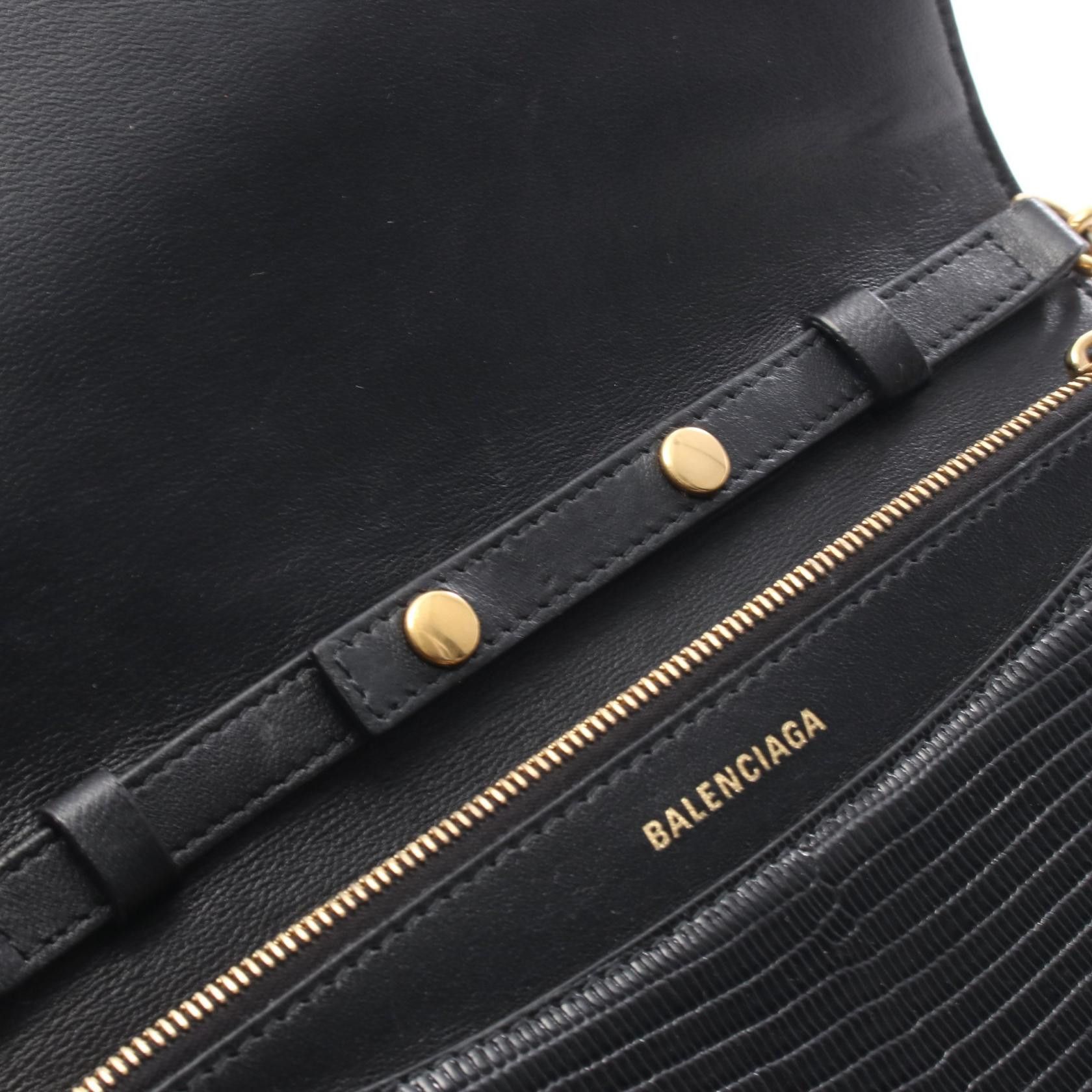Balenciaga Balenciaga Balenciaga B. Leather Shoulder Bag Leather Shoulder Bag 593615 DUTY FREE for USA Size ONE SIZE - 5 Thumbnail