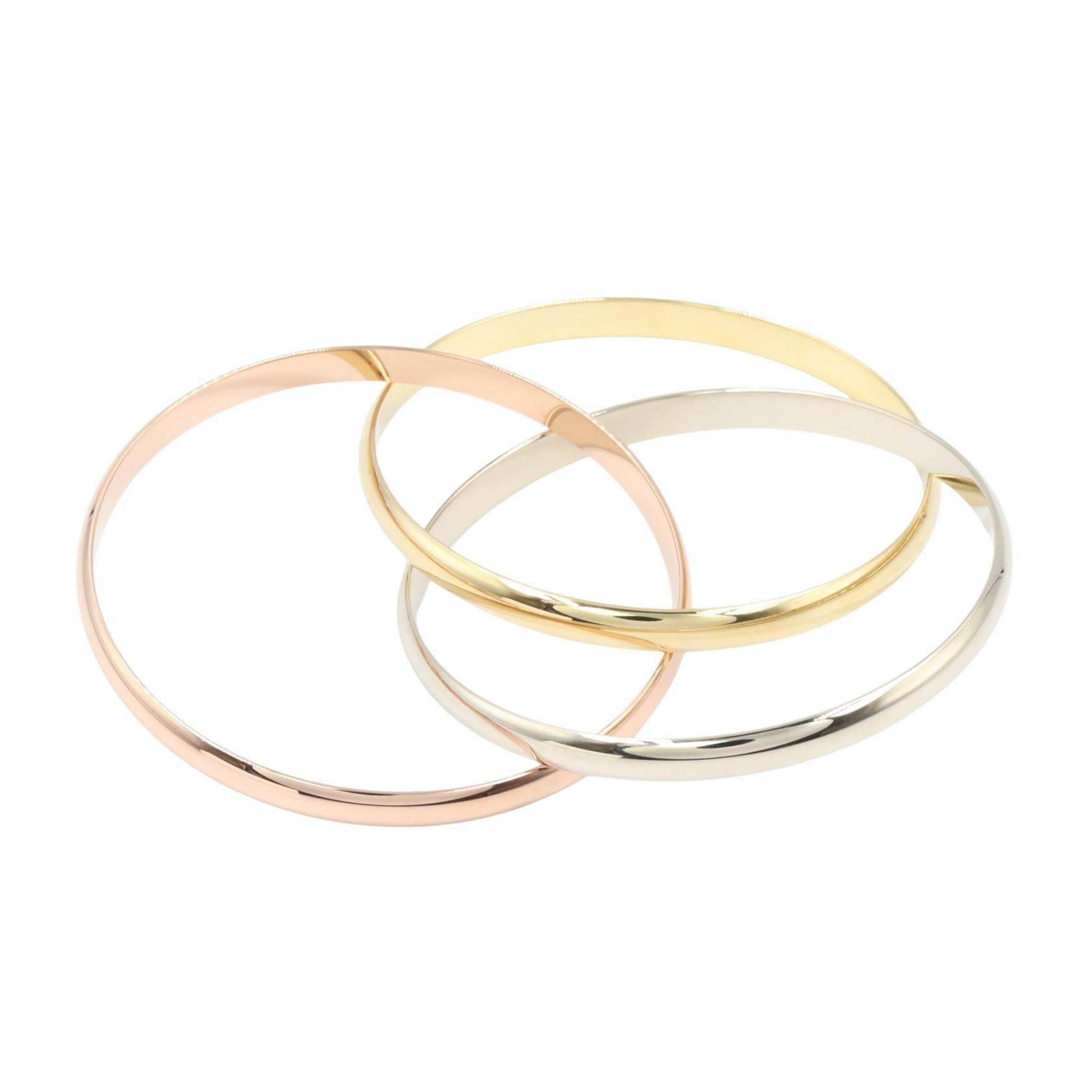 Cartier Cartier Cartier Trinity Au750 Bracelet Precious Metal Bracelet DUTY FREE for USA Size ONE SIZE - 2 Thumbnail