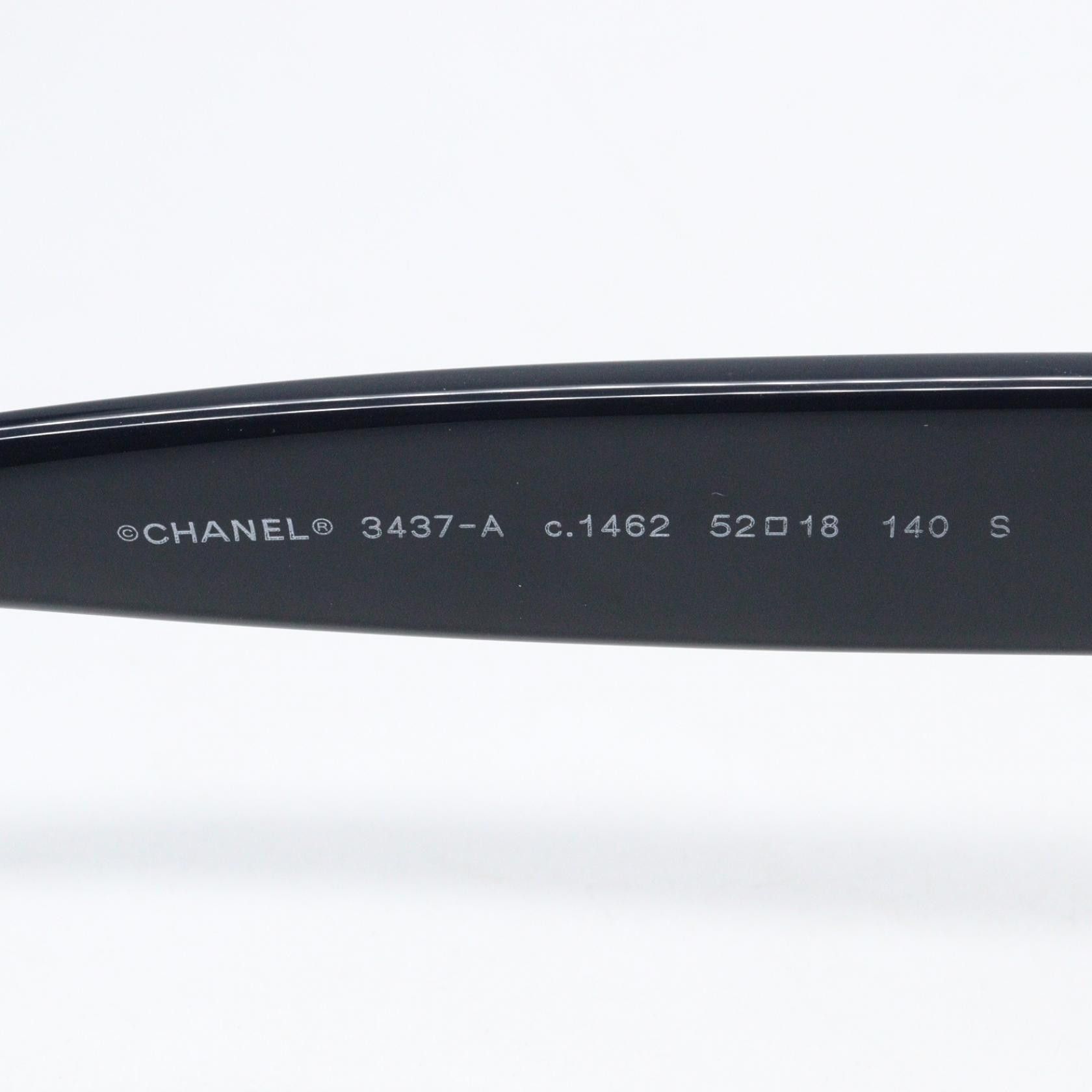 Chanel Chanel CHANEL Non Prescription Acetate Eyeglasses Textile Glasses 3437A1462 DUTY FREE for USA Size ONE SIZE - 5 Thumbnail