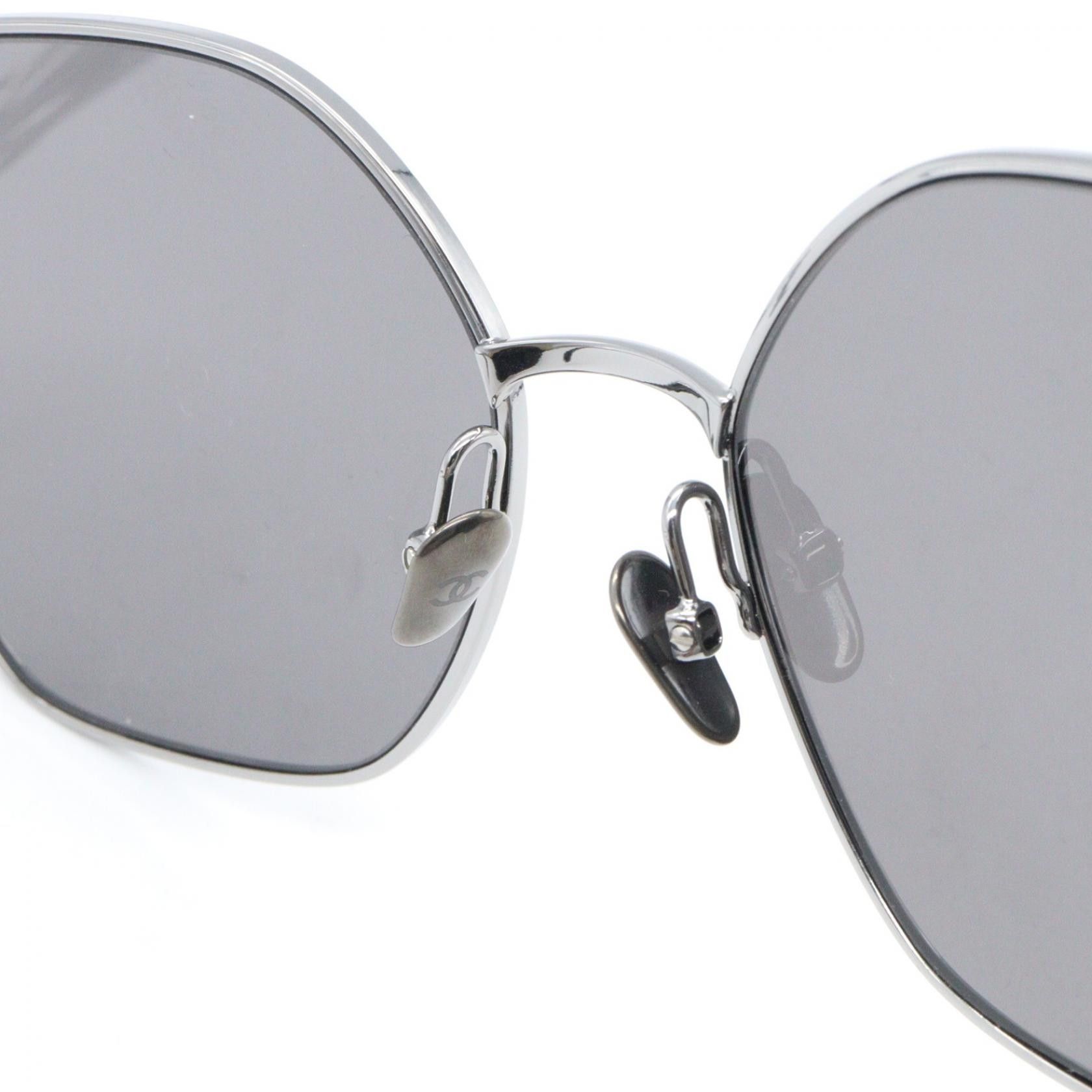 Chanel Chanel Chanel Metal Sunglasses Metal Sunglasses 4281QH108/33 DUTY FREE for USA Size ONE SIZE - 6 Thumbnail