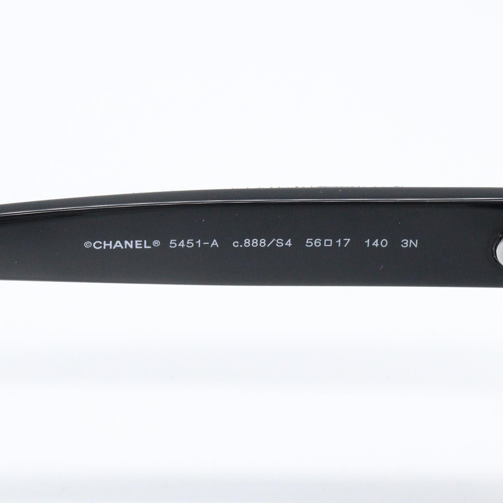 Chanel Chanel CHANEL Acetate Sunglasses Textile Sunglasses 5451A888S4 DUTY FREE for USA Size ONE SIZE - 4 Thumbnail