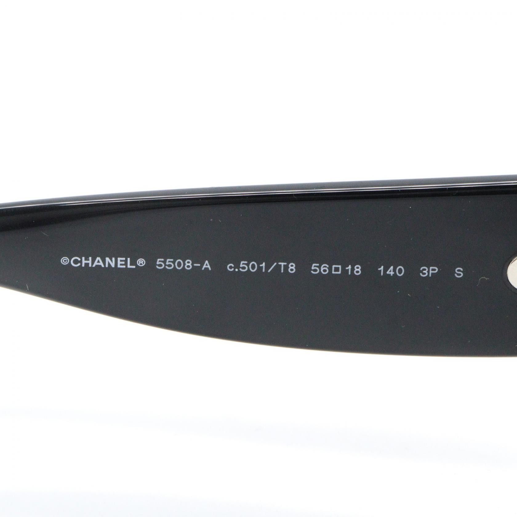Chanel Chanel Chanel Acetate Sunglasses Textile Sunglasses 5508A 501T8 DUTY FREE for USA Size ONE SIZE - 4 Thumbnail