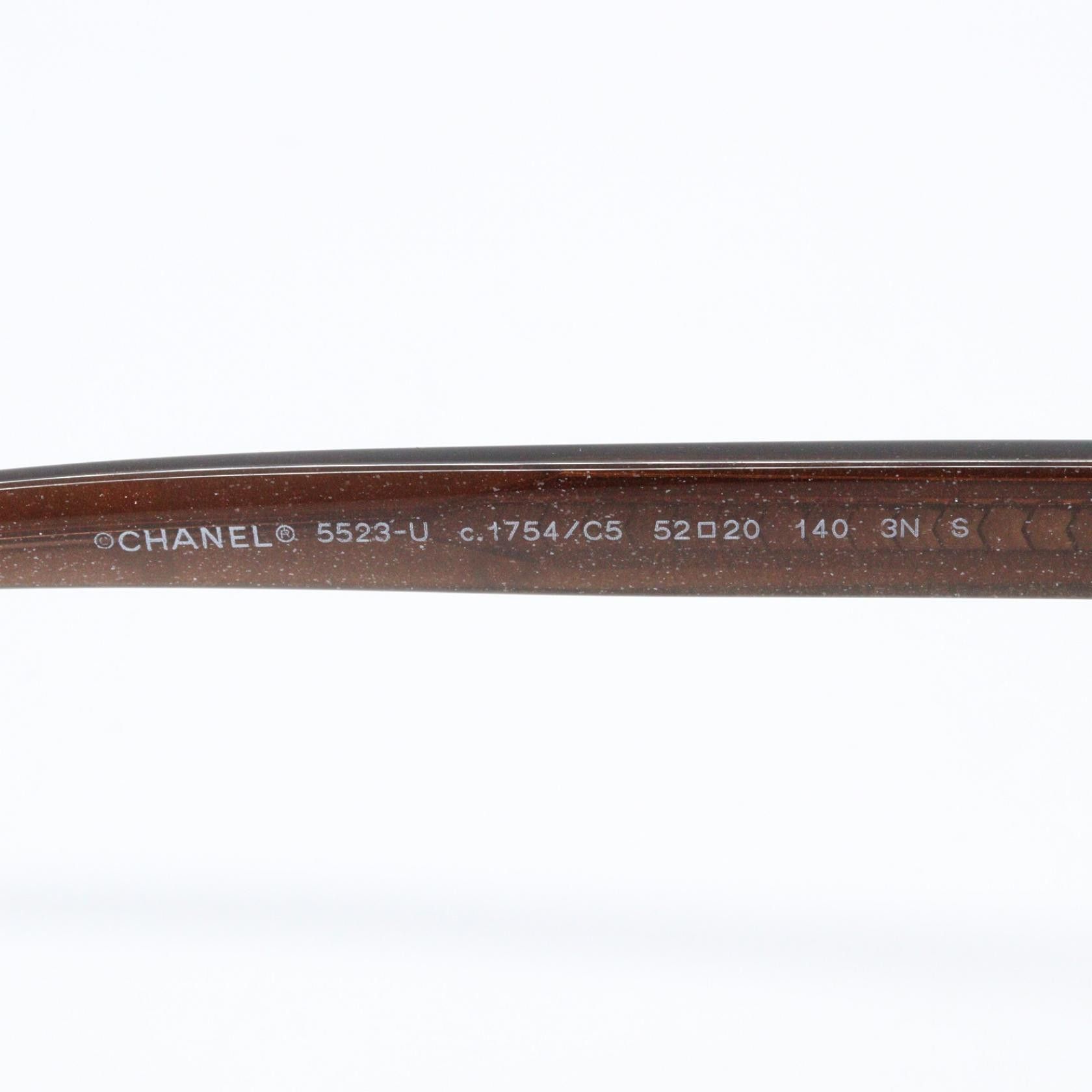 Chanel Chanel Chanel Acetate Sunglasses Textile Sunglasses 5523U1754C5 DUTY FREE for USA Size ONE SIZE - 4 Thumbnail