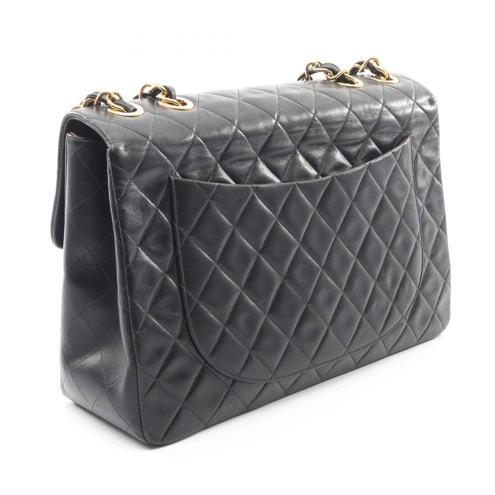 Chanel Chanel Chanel Deka Matelasse 34 Lambskin Shoulder Bag Leather Shoulder Bag DUTY FREE for USA Size ONE SIZE - 2 Thumbnail