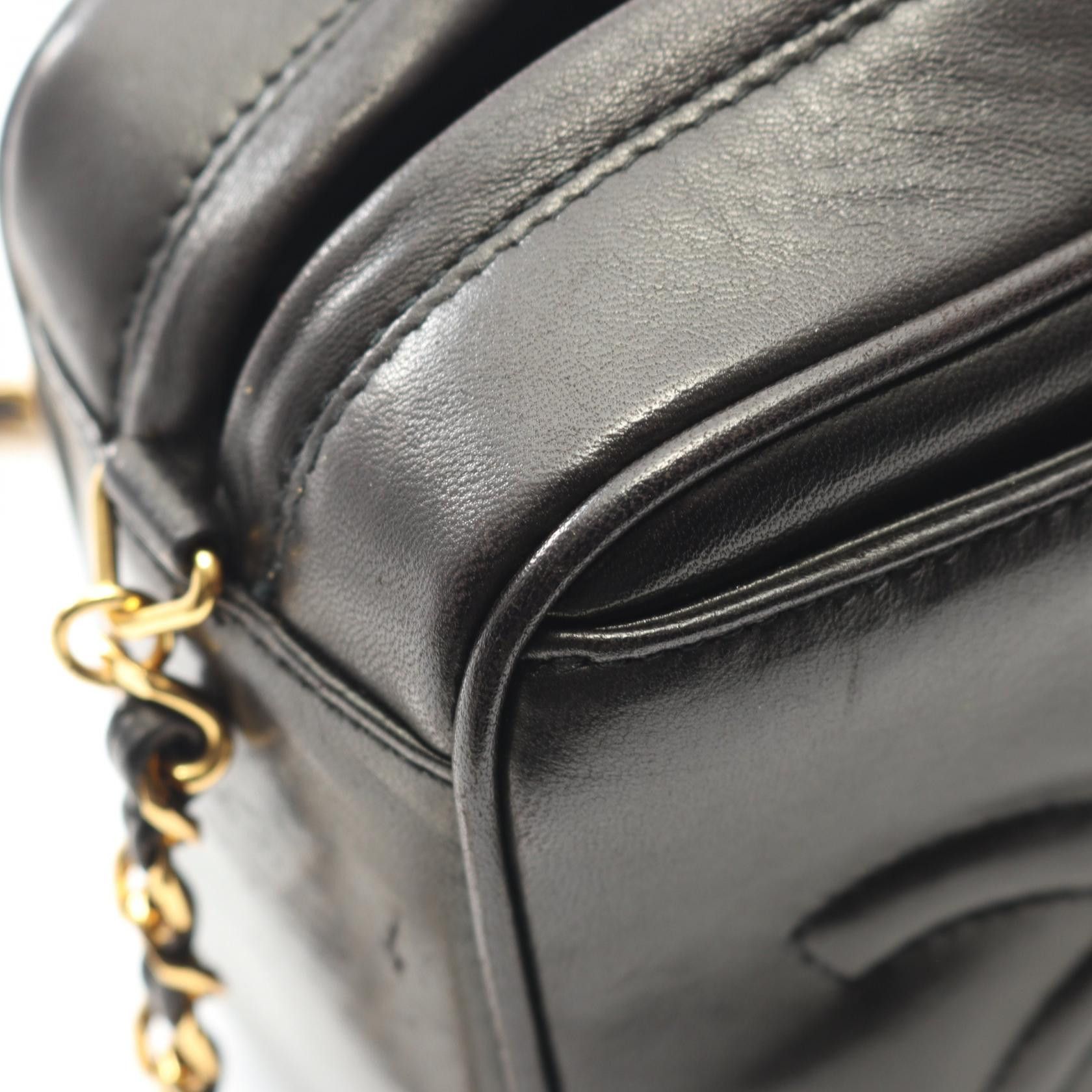 Chanel Chanel Chanel Triple Coco Mark Lambskin Shoulder Bag Leather Shoulder Bag DUTY FREE for USA Size ONE SIZE - 6 Thumbnail