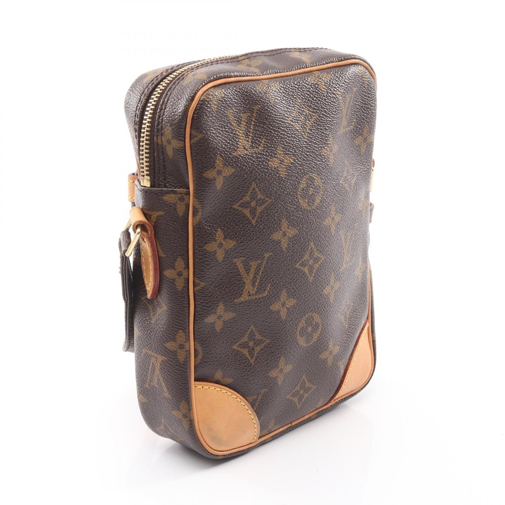 Louis Vuitton Louis Vuitton Louis Vuitton Danube Monogram Coated Canvas Shoulder Bag Textile Shoulder Bag M45266 DUTY FREE for USA Size ONE SIZE - 2 Thumbnail