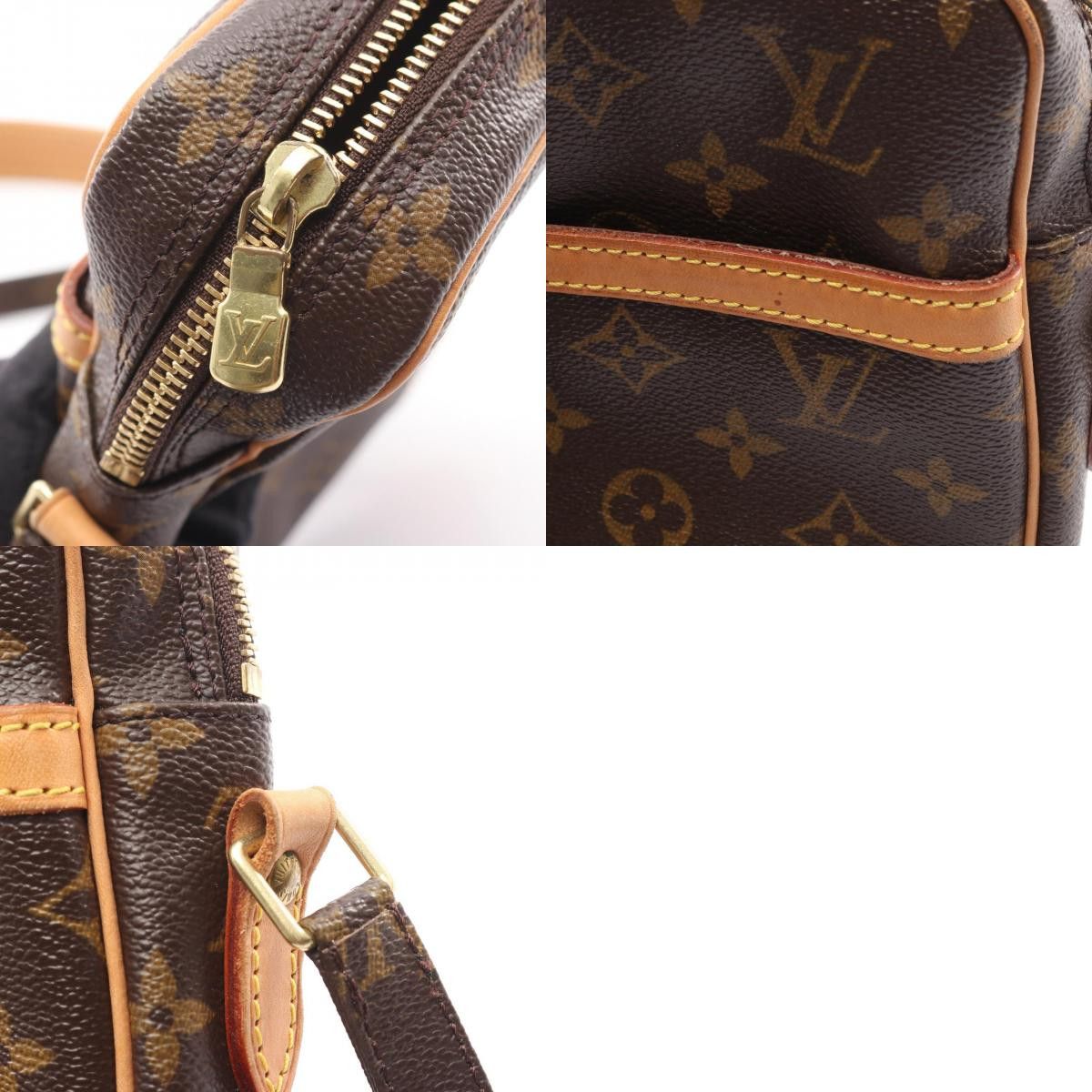 Louis Vuitton Louis Vuitton Louis Vuitton Danube Monogram Coated Canvas Shoulder Bag Textile Shoulder Bag M45266 DUTY FREE for USA Size ONE SIZE - 10 Thumbnail