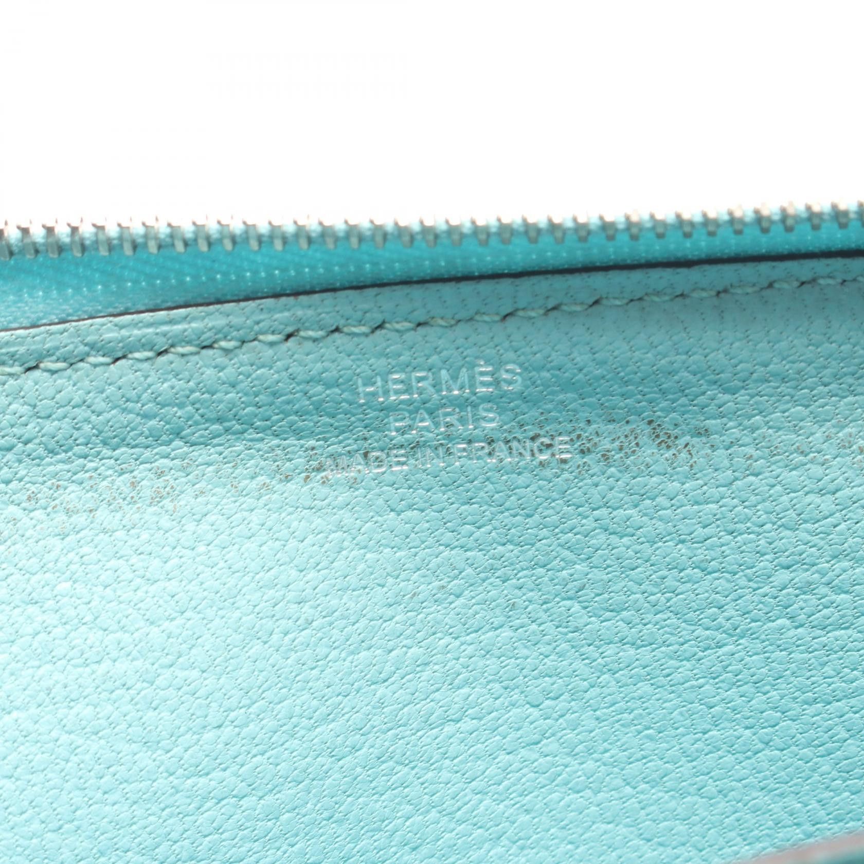 Hermes Hermes Hermes Azap Long Leather Long Wallet Leather Long Wallet X DUTY FREE for USA Size ONE SIZE - 4 Thumbnail