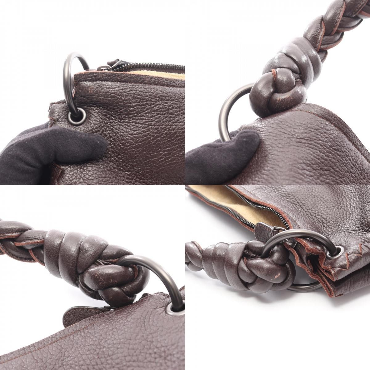 Bottega Veneta Bottega Veneta Bottega Veneta Leather Shoulder Bag Leather Shoulder Bag DUTY FREE for USA Size ONE SIZE - 9 Thumbnail