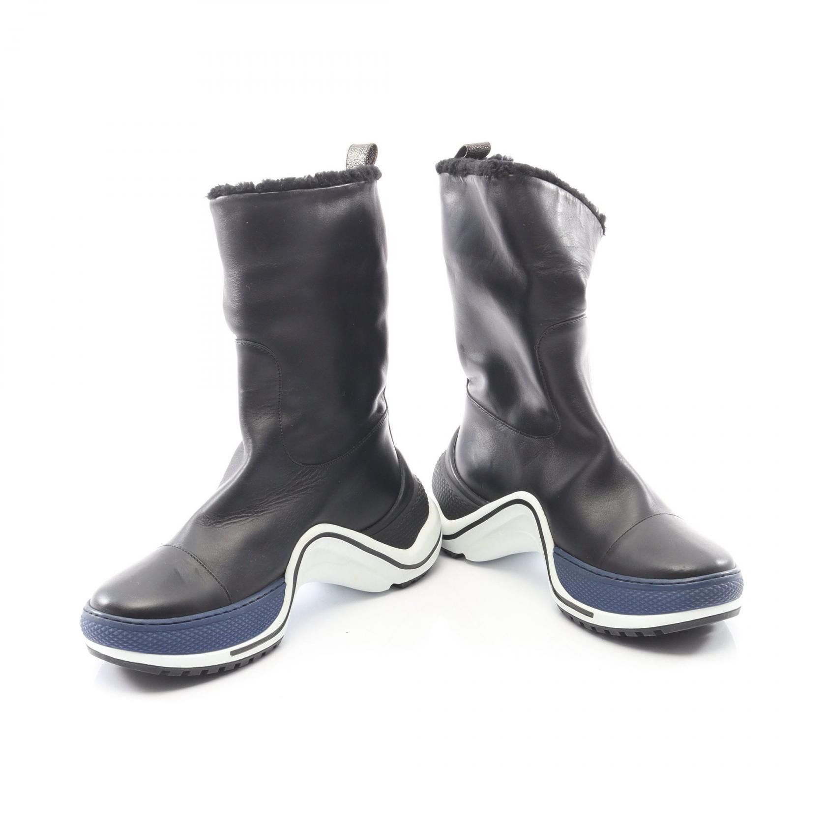 Louis Vuitton Louis Vuitton Louis Vuitton Archlight Line Leather Boots Leather Shoes DUTY FREE for USA Size ONE SIZE - 3 Thumbnail