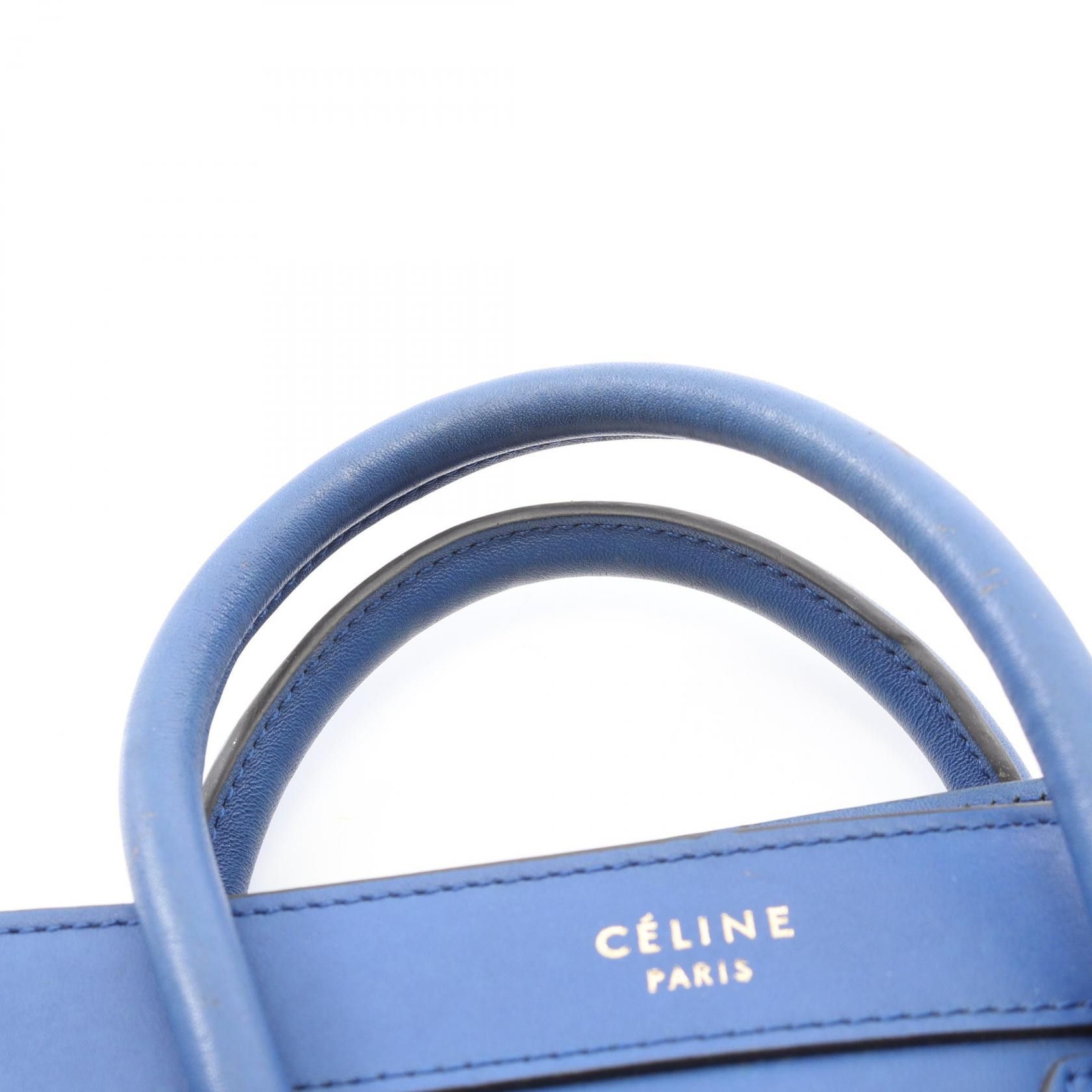 Celine Celine Celine Luggage Nano Shopper Leather Handbag Leather Handbag DUTY FREE for USA Size ONE SIZE - 5 Thumbnail