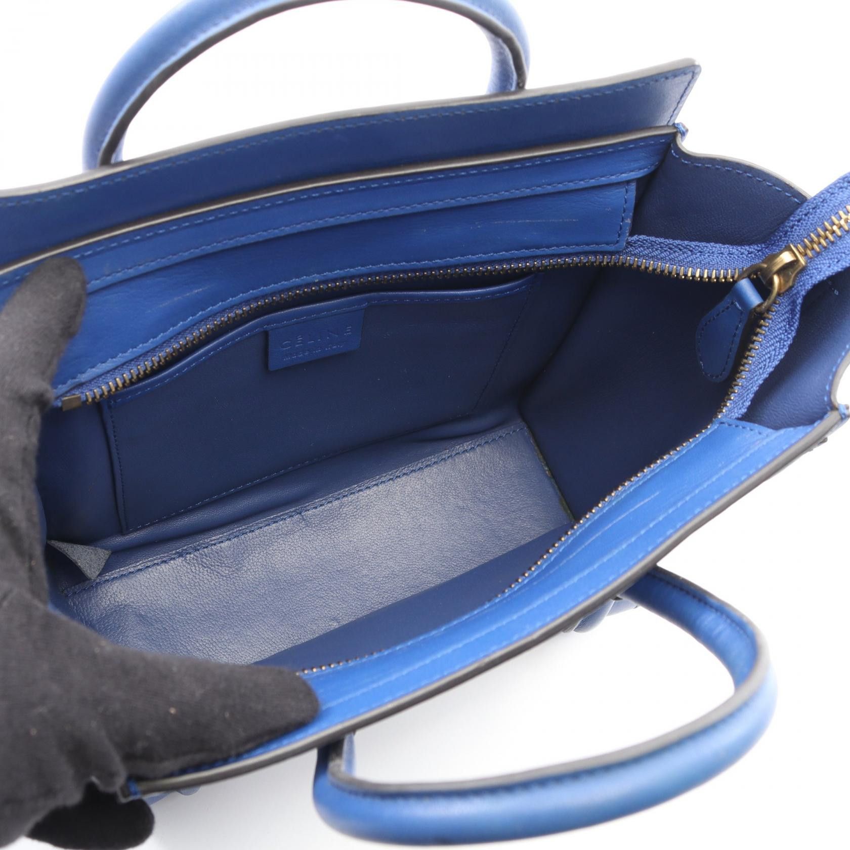 Celine Celine Celine Luggage Nano Shopper Leather Handbag Leather Handbag DUTY FREE for USA Size ONE SIZE - 3 Thumbnail