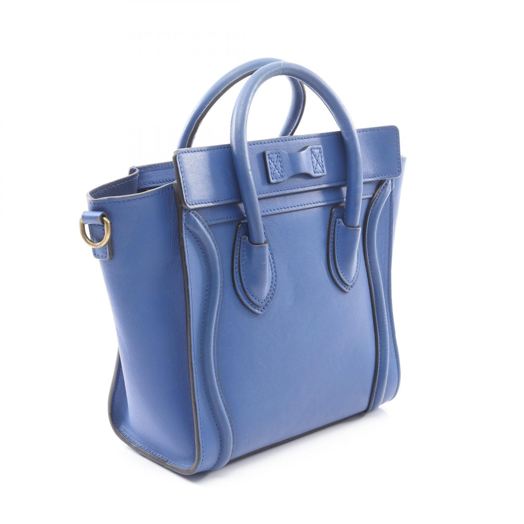 Celine Celine Celine Luggage Nano Shopper Leather Handbag Leather Handbag DUTY FREE for USA Size ONE SIZE - 2 Thumbnail