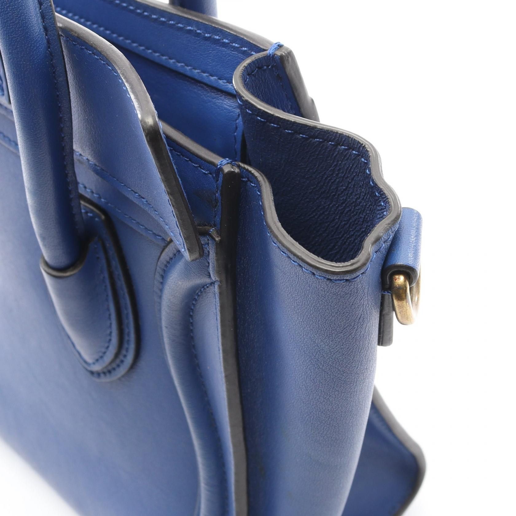 Celine Celine Celine Luggage Nano Shopper Leather Handbag Leather Handbag DUTY FREE for USA Size ONE SIZE - 9 Thumbnail