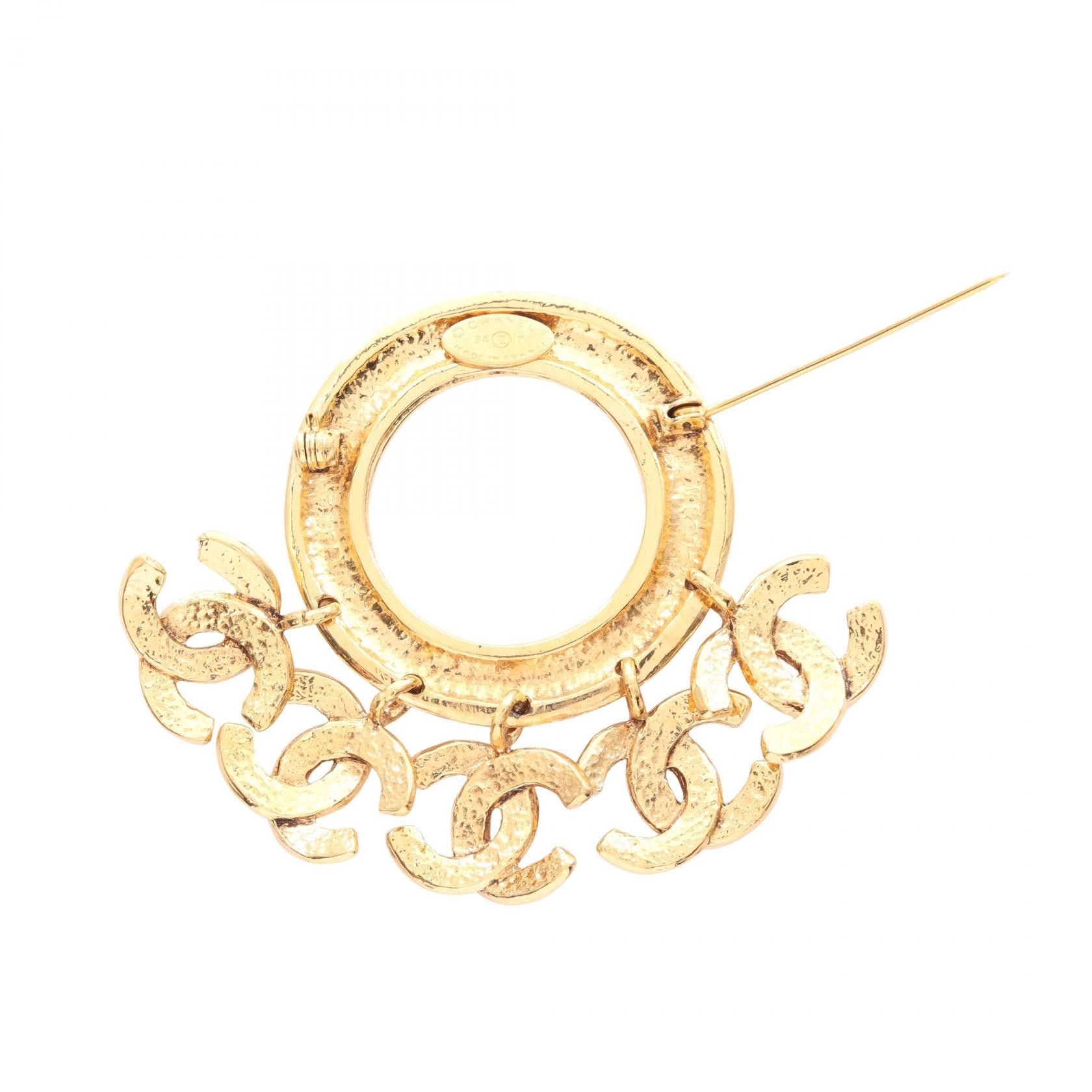 Chanel Chanel Chanel Coco Mark Brooch Metal Brooch DUTY FREE for USA Size ONE SIZE - 2 Thumbnail