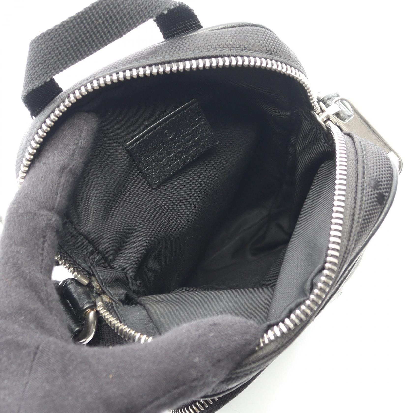 Gucci Gucci Gucci Off The Grid Leather Nylon Canvas Shoulder Bag Leather Shoulder Bag 643882 DUTY FREE for USA Size ONE SIZE - 3 Thumbnail