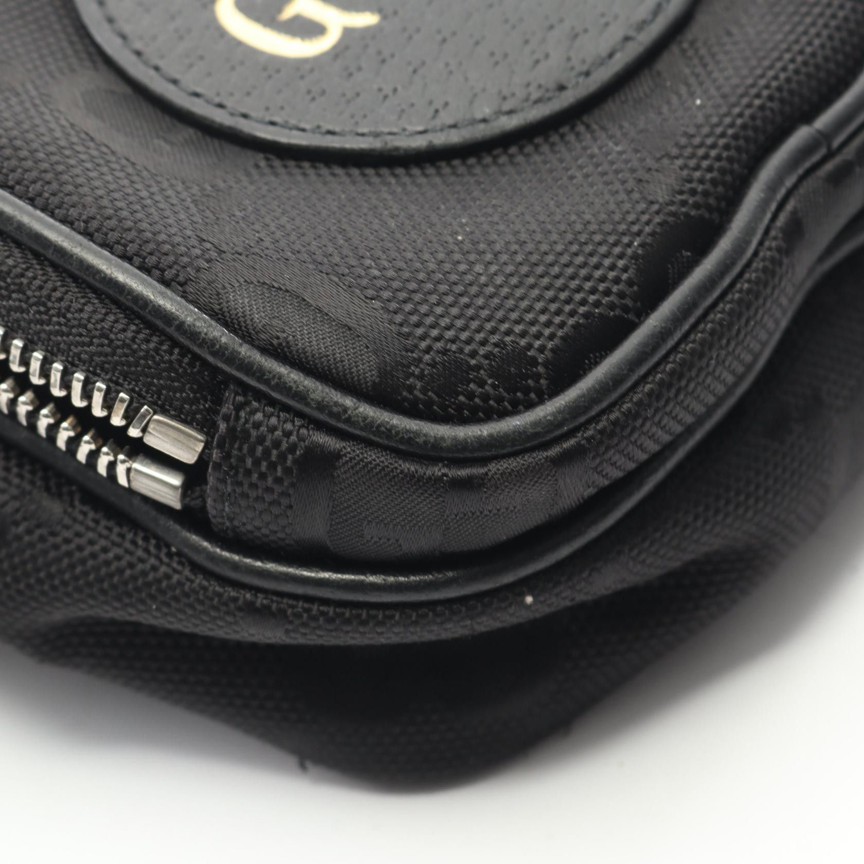 Gucci Gucci Gucci Off The Grid Leather Nylon Canvas Shoulder Bag Leather Shoulder Bag 643882 DUTY FREE for USA Size ONE SIZE - 5 Thumbnail