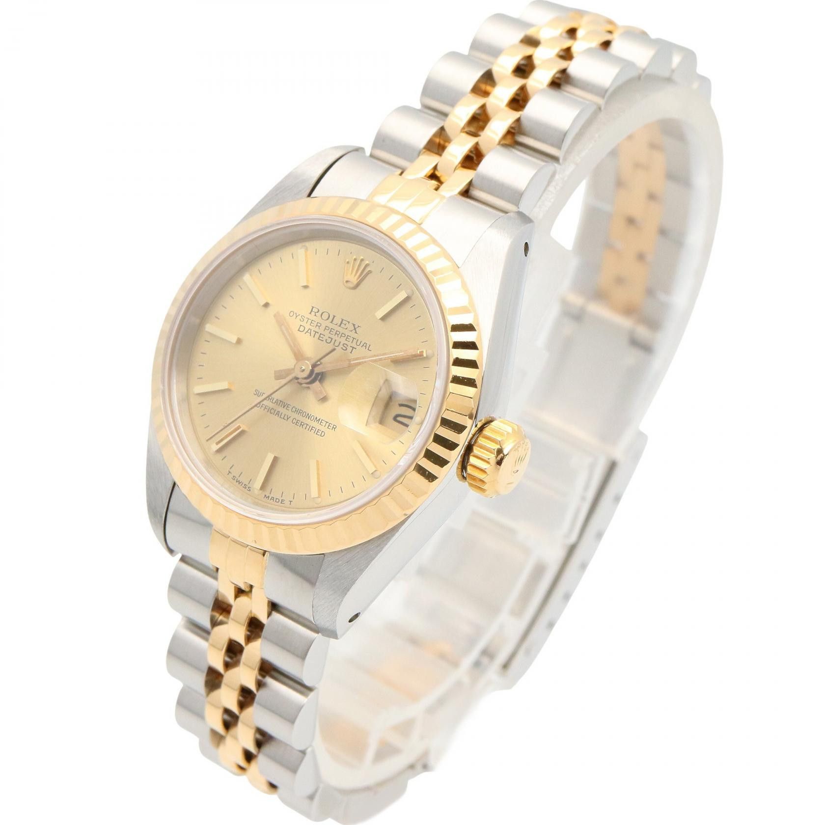 Rolex Rolex Rolex Datejust Au750 Stainless Steel Precious Metal Automatic 69173 DUTY FREE for USA Size ONE SIZE - 2 Thumbnail