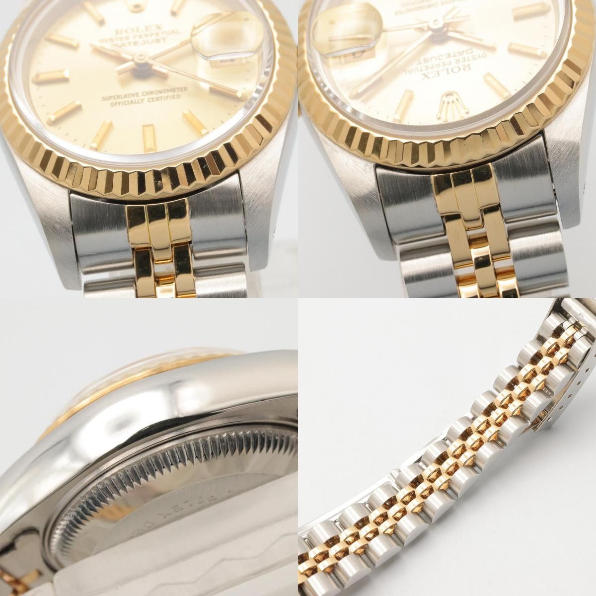Rolex Rolex Rolex Datejust Au750 Stainless Steel Watch Precious Metal Automatic 69173 DUTY FREE for USA Size ONE SIZE - 9 Thumbnail
