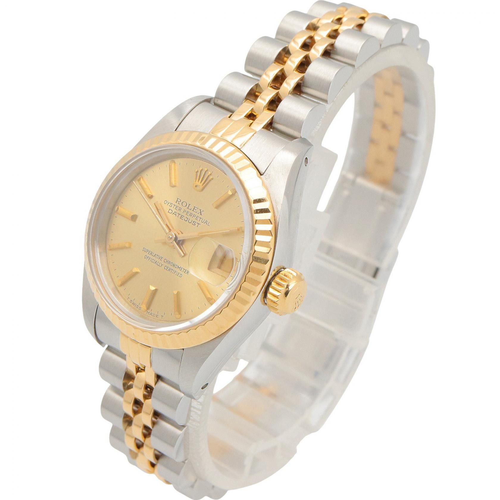 Rolex Rolex Rolex Datejust Au750 Stainless Steel Watch Precious Metal Automatic 69173 DUTY FREE for USA Size ONE SIZE - 2 Thumbnail