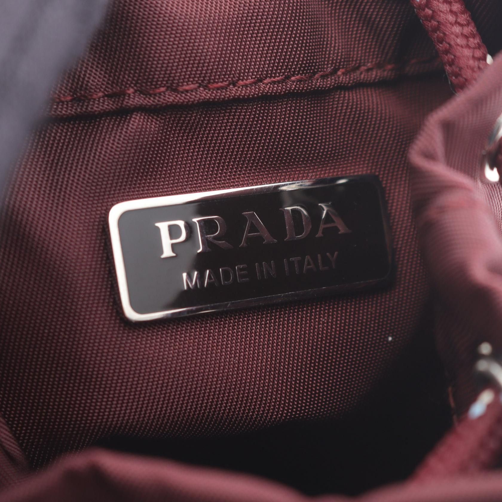 Prada Prada PRADA Re-Nylon Charm Textile Charm 2TT2022HE1F0007 DUTY FREE for USA Size ONE SIZE - 4 Thumbnail