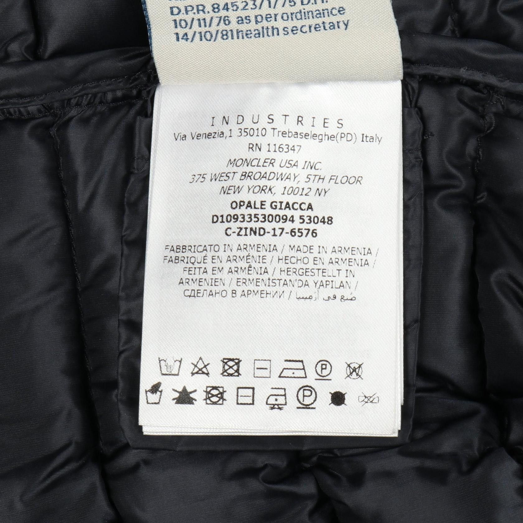 Moncler Moncler Moncler OPALE Nylon Down Jacket Textile Outerwear DUTY FREE for USA Size ONE SIZE - 4 Thumbnail