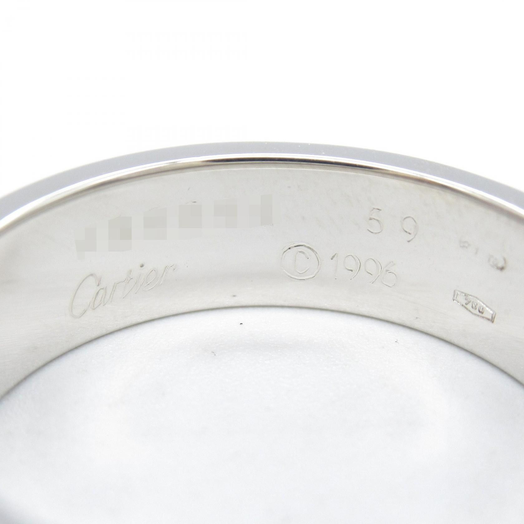 Cartier Cartier Cartier Love Au750 White Gold Ring Size 17 Precious Metal Ring B4084700 DUTY FREE for USA Size ONE SIZE - 3 Thumbnail