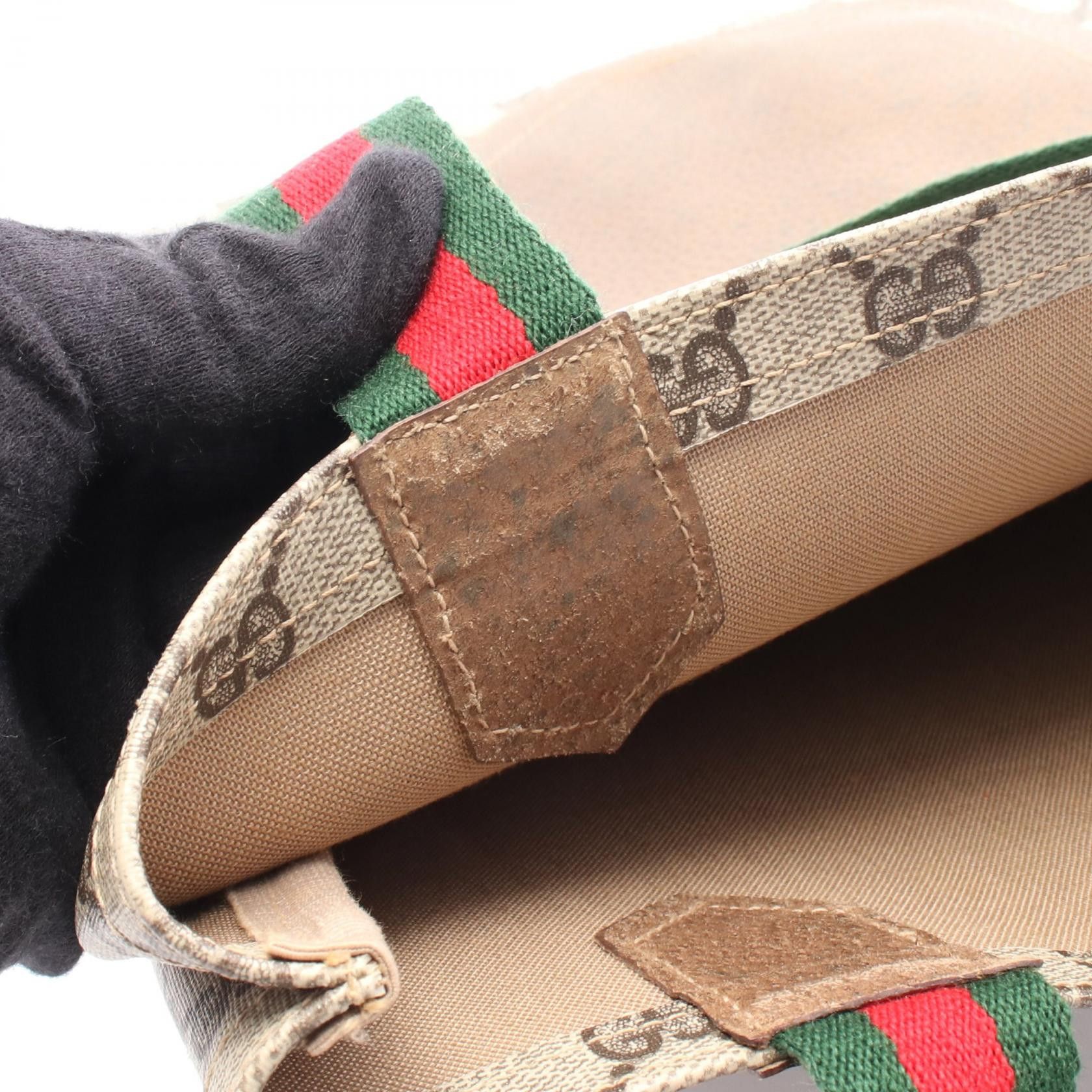 Gucci Gucci Gucci GG Plus Sherry Line Coated Canvas Tote Bag Plastic / Synthetic Tote Bag 47・02・4120 DUTY FREE for USA Size ONE SIZE - 7 Thumbnail