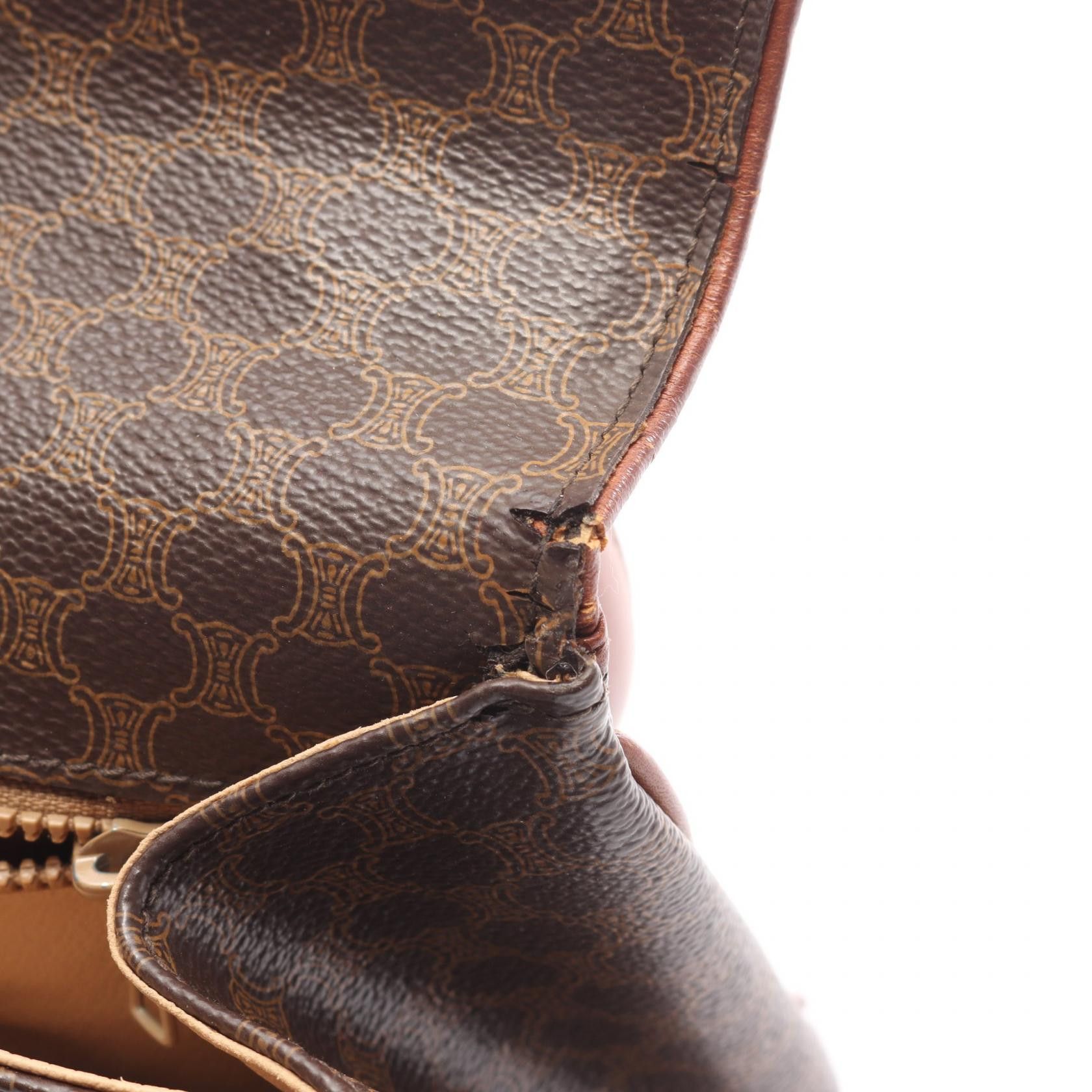 Celine Celine CELINE Macadam Coated Canvas Handbag Plastic / Synthetic Handbag DUTY FREE for USA Size ONE SIZE - 6 Thumbnail
