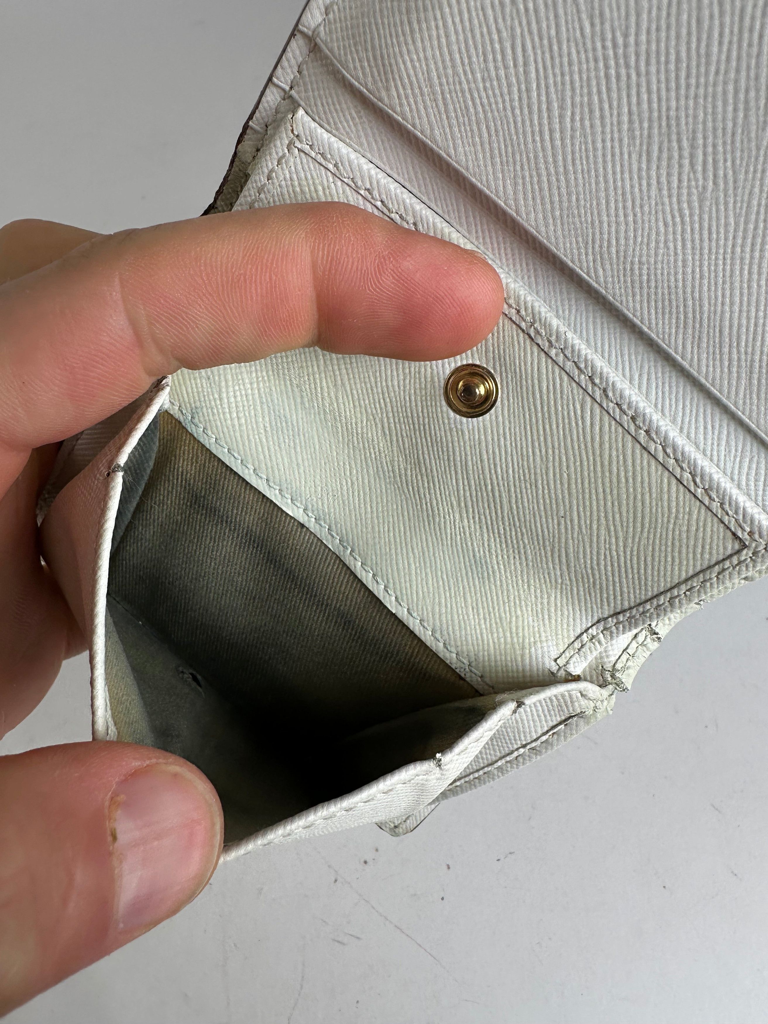 Marni Vintage Compact Wallet Saffiano Leather White Size ONE SIZE - 5 Thumbnail